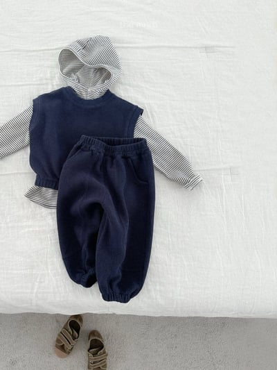 MiniRobe48｜(70-110) 壓紋設計背心12