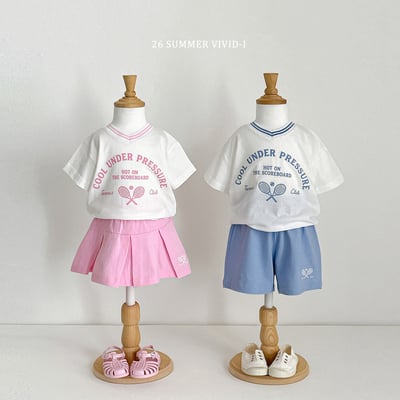 vivid29｜(78cm-125cm) 3款字母V領網球套裝4