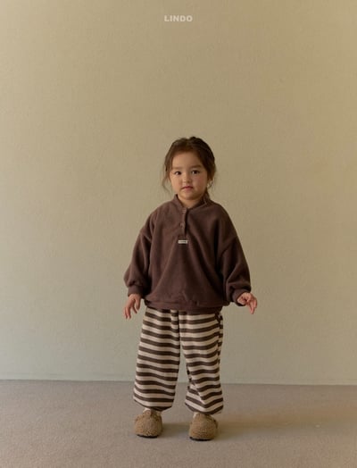 Lindo61｜(80cm-125cm) 條紋束口褲11