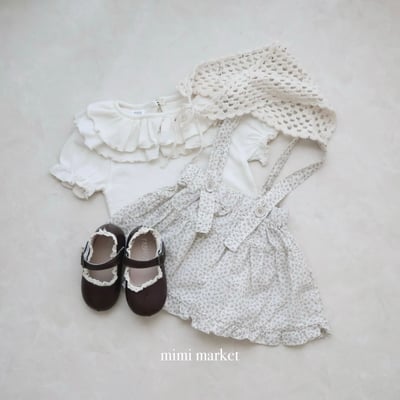 mimi market14 (75-90cm)  荷葉邊雙領上衣5