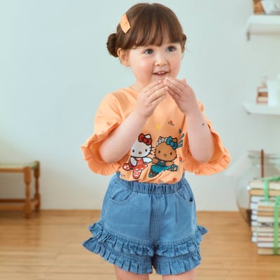 1st blue25｜(~93-118cm) HELLO KITTY芭蕾印花上衣4