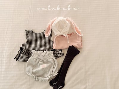 Valubebe57｜(65-80) 捲邊透氣燈籠褲9