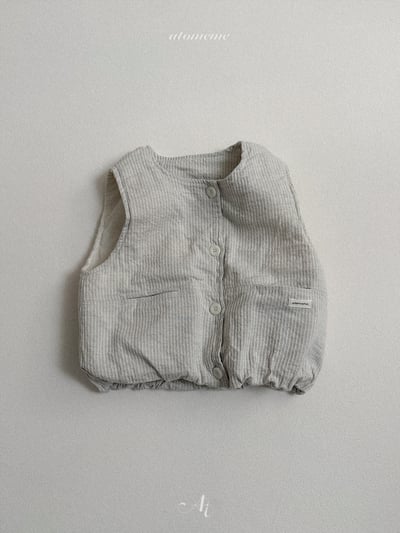 Atomeme40｜(70-110) 印花鋪棉背心12