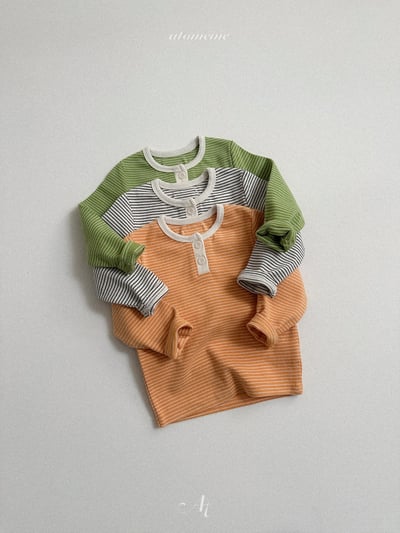 Atomeme20｜(70-110) 亨利領條紋上衣10