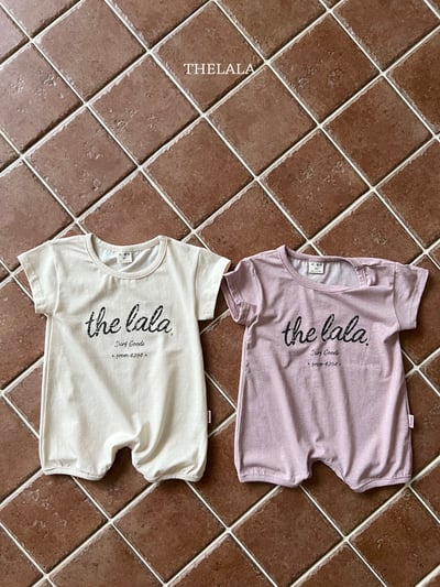 thelala42｜ (0m-18m) logo印花連身包屁衣1
