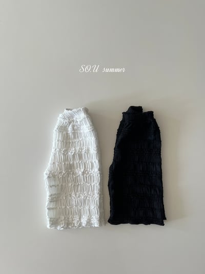 SO.U24｜(6m-4y) 抓皺直筒褲5
