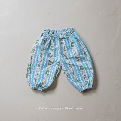 M-KIDS28｜(65-115cm) 印花縮口棉褲19