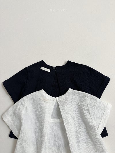 MiniRobe28｜(70-110) 簡約抓皺設計上衣7