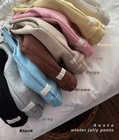 AOSTA30｜(6m-5y) 經典捲邊喇叭褲5