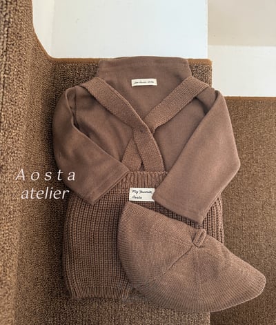 AOSTA15｜(1m-24m) 冬季針織吊帶褲25