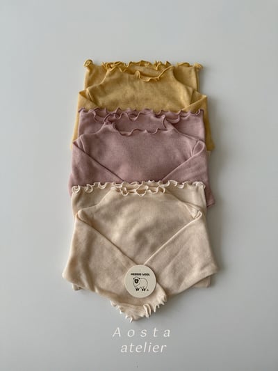 AOSTA58｜(6m-5y) 柔軟羊毛捲邊上衣17