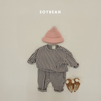 Soybean02｜(75cm-118cm) 格紋家居套裝13