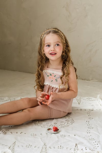 FLO07｜(75-140) 蕾絲彈力緊身褲8