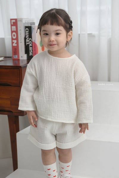 bebe nine25  (65-115) 2色棉麻素面套裝5