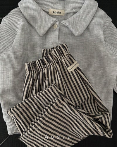 AOSTA17｜(6m-5y) 線條直筒長褲24