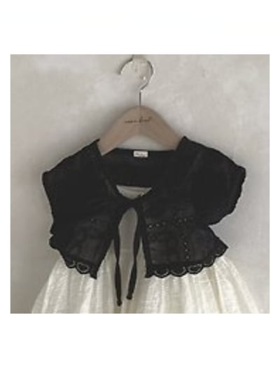 NUNU BIEL12｜(75-115cm) 鏤空荷葉小外套7