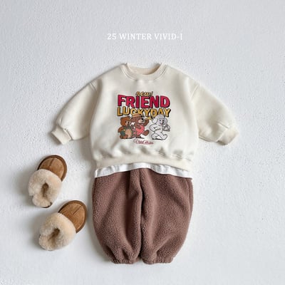 vivid45｜(78cm-125cm) 動物好朋友印花休閒上衣4