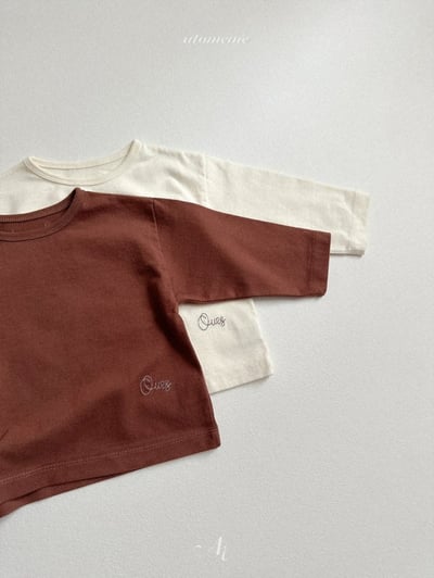 Atomeme28｜(70cm-110cm) 簡約素面棉質上衣3