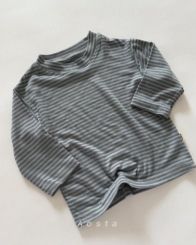 AOSTA20｜(6m-5y) 柔軟條紋上衣2