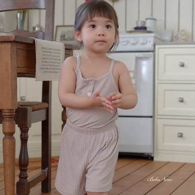 bebe nine48  (65cm-115cm) 3色無袖羅紋套裝9