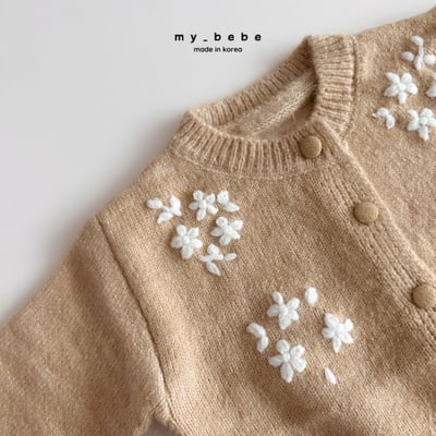my_bebe04｜(-12m-7y) 花朵刺繡開襟外套16