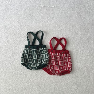 Lindo17｜(3m-18m) 雪花吊帶包屁褲9