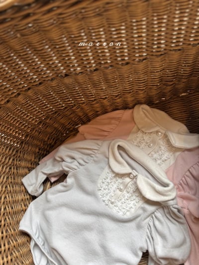 Marron 45｜(3m-18m) 法式宮廷風包屁衣6