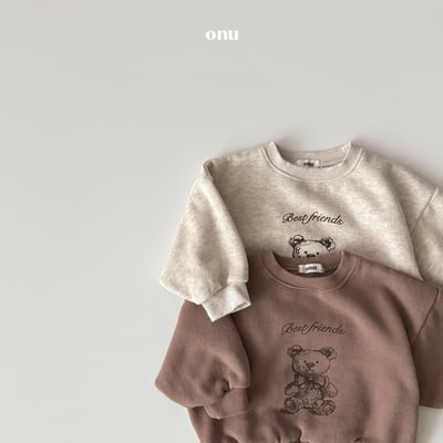 onu 36｜(70cm-115cm) 小熊印花休閒上衣2
