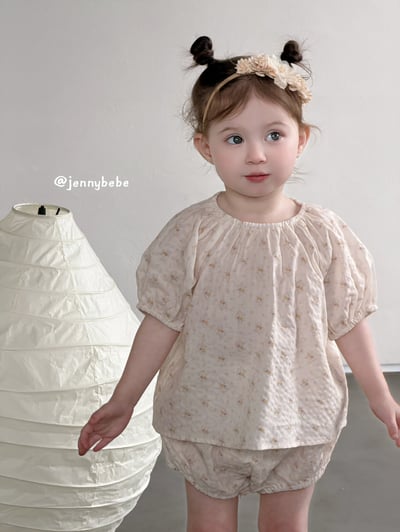 JE722｜(73-100cm) 小碎花套裝13