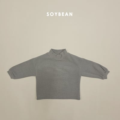 Soybean28｜(75cm-118cm) 細條紋高領上衣10