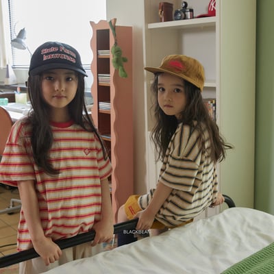 BEAN26｜(65-120cm) 雙色線條紋上衣10