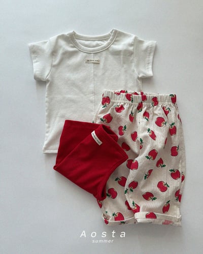 AOSTA09｜(6m-5y) 7色小標素色上衣9