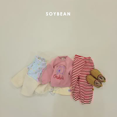 Soybean68｜(75cm-118cm) 條紋縮口褲15