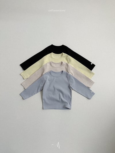 Atomeme37｜(70-110) 素面小標上衣1