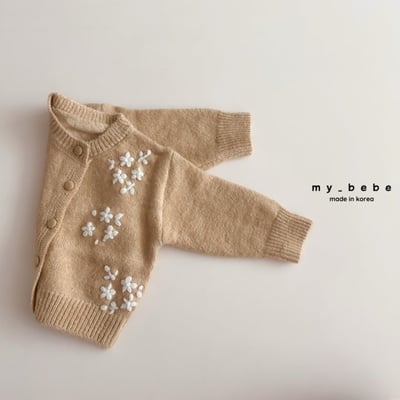 my_bebe04｜(-12m-7y) 花朵刺繡開襟外套18