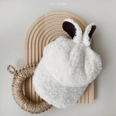 Oottbebe54｜(2y-6y  Free)  兔耳毛絨棒球帽11