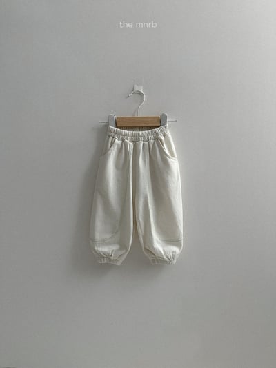 MiniRobe06｜(70-110) 素面圓弧壓線縮口褲5