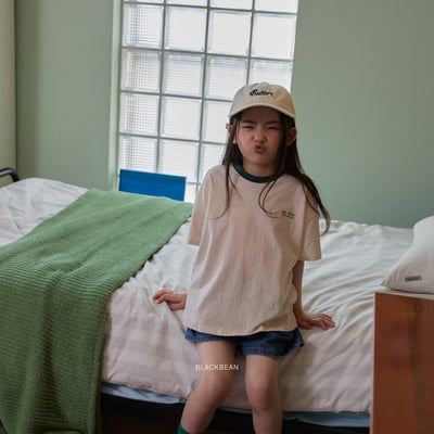 BEAN32｜(84-120cm)  領口拼色上衣7