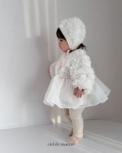 Cieldemaman20｜(3M~15M)  氣質雲朵洋裝含帽子21