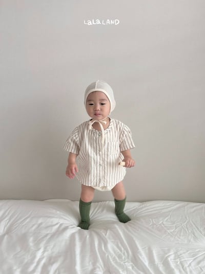 lala land27｜(3m-18m) 2色條紋襯衫7