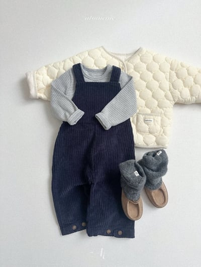 Atomeme37｜(70cm-110cm) 波點絎縫夾層棉外套8