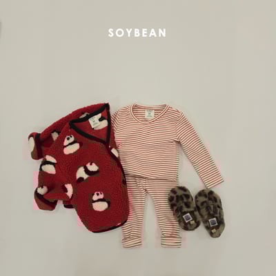 Soybean43｜(75cm-118cm) 條紋家居套裝7