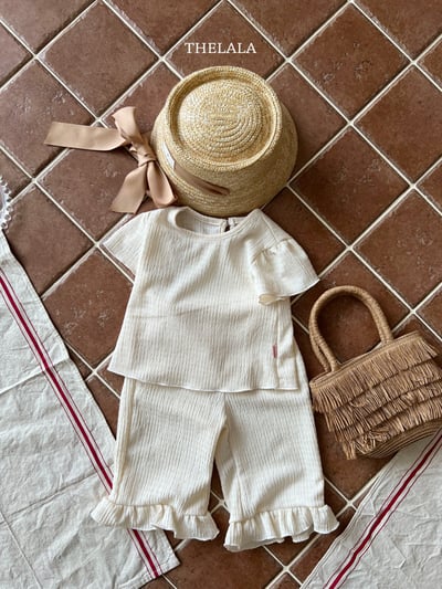 thelala32｜ (70-115) 抓皺荷葉套裝4