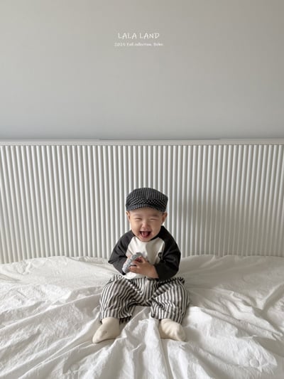 lala land16｜(60cm-83cm) 線條愛心標長褲16