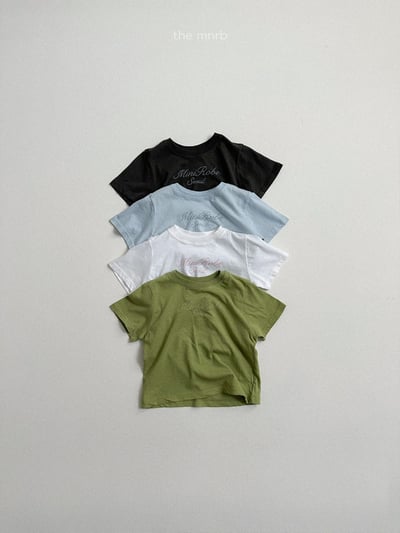 MiniRobe38｜(70-110) 英字簡約上衣6