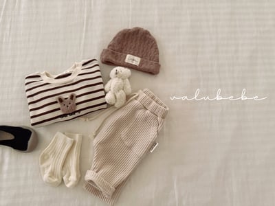 Valubebe13｜(65-80) 華夫格口袋長褲7