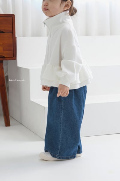 bebe nine02 (65-115) 2色寬鬆牛仔褲7