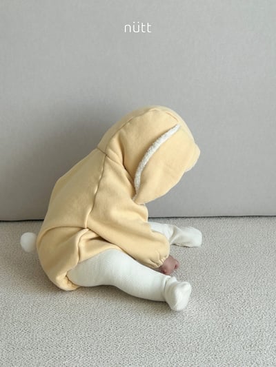Nutt09｜(3m-16m) 小兔刷毛連身包屁衣12