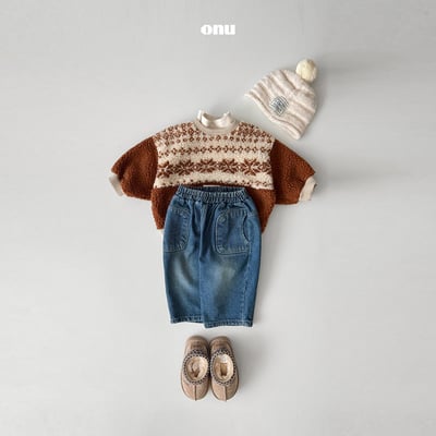 onu 29｜(70cm-115cm) 北歐印花刷毛上衣7