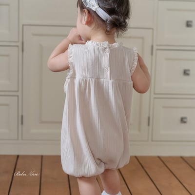 bebe nine16  (6m-24m) 3色彈力蕾絲連身服12